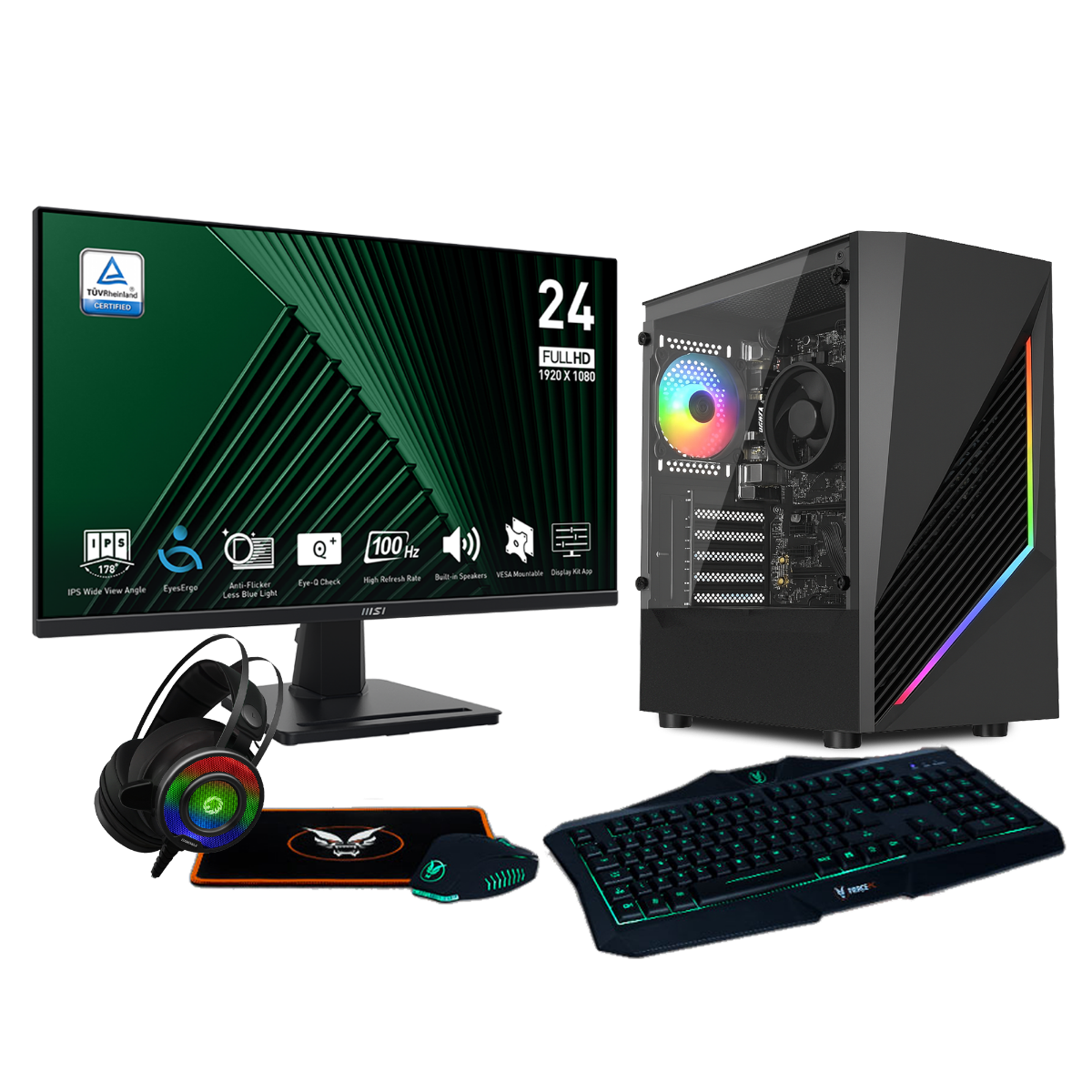 Fierce Helios Gaming PC Bundle | AMD Ryzen 7 5700X | NVIDIA RTX 5060 Ti ...