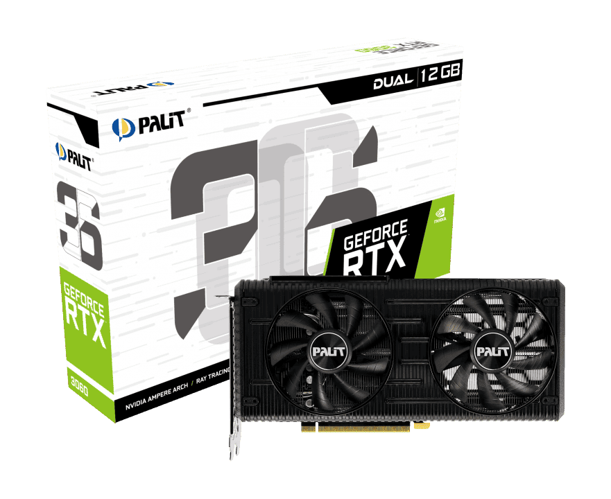 Palit GeForce RTX 3060 Dual 12GB Graphics Card | Fierce PC