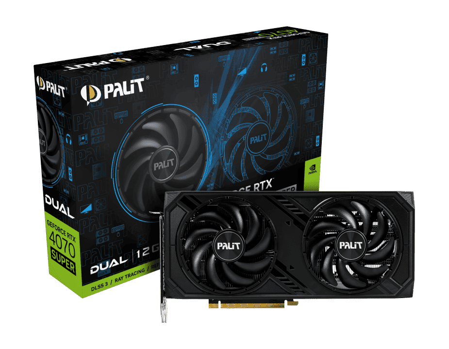 PALIT GEFORCE RTX グラフィックボード　4070S Palit GeForce RTX 4070 Super Dual 12GB Graphics Card *B Grade