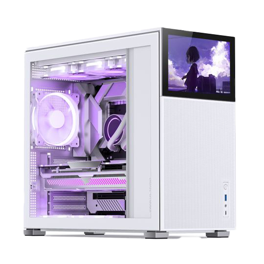 Jonsbo D41 Mesh Screen ATX PC Case - White