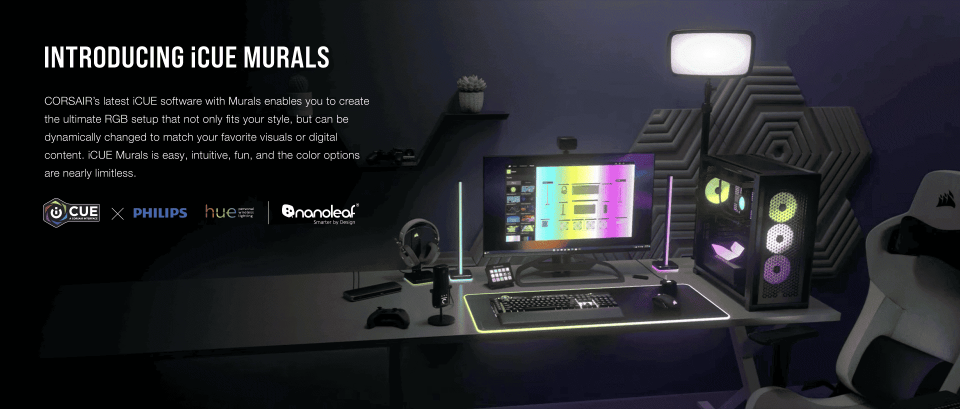 Corsair iCUE Customize & Control Fierce PC