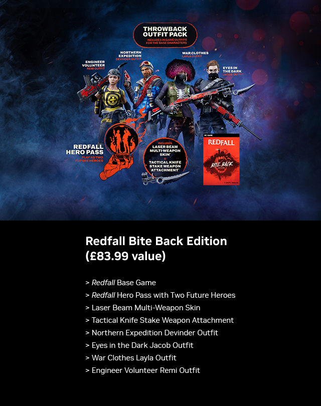 Redfall Bite Back Edition GeForce RTX 40 Series Bundle Available