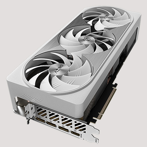 Pure white gaming PC range graphics cards