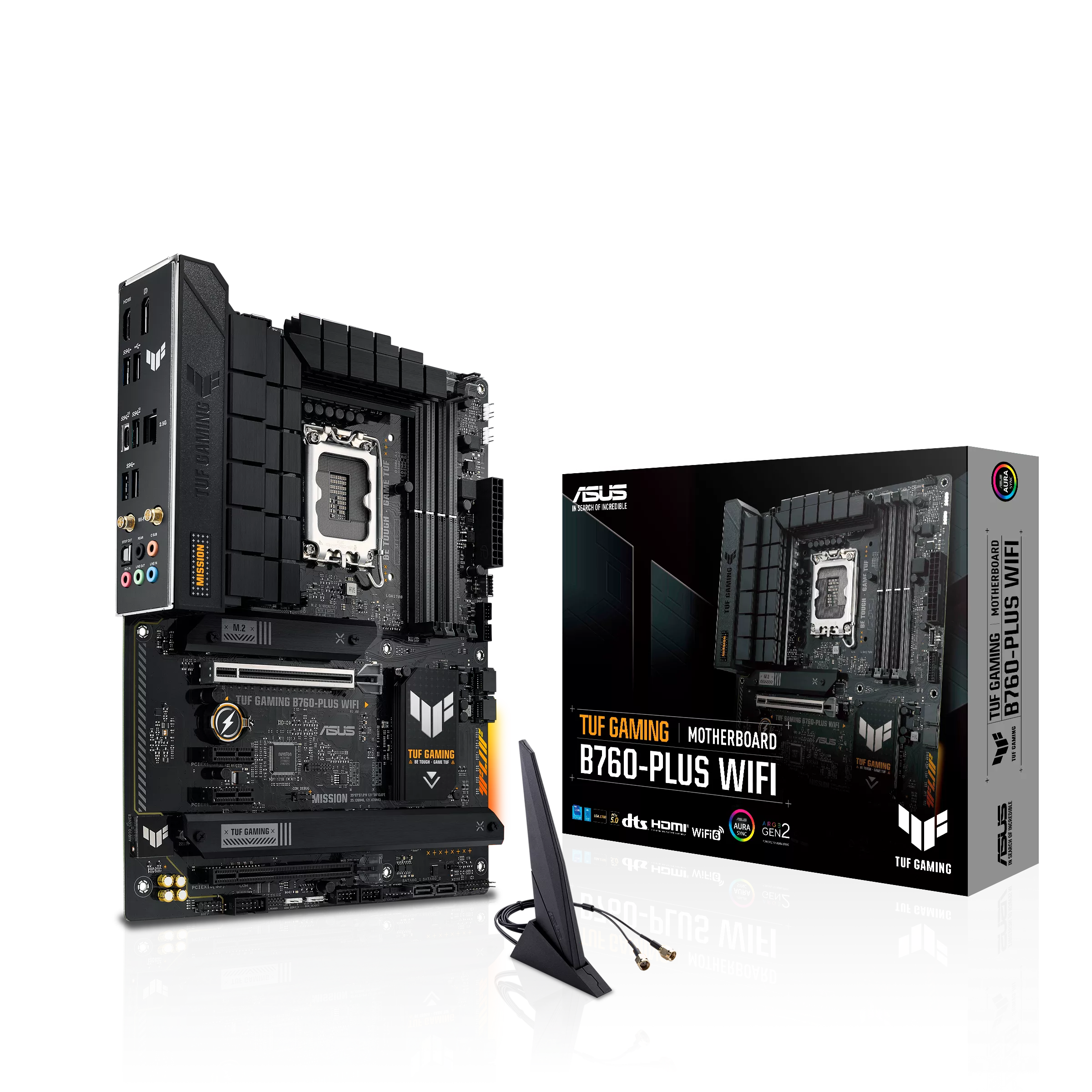 CPU i5-14600KF + B760 GAMING PLUS WIFI DDR5 BUNDLE B760 GAMING PLUS WIFI + Core i5-14600KF - grosbill.com