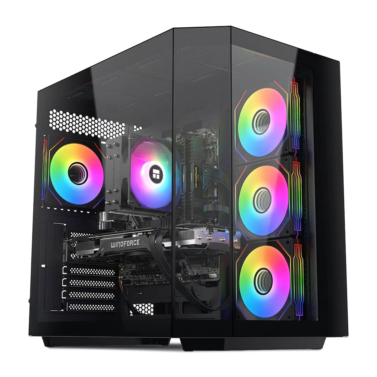 Express | Fierce Kraken Gaming PC | AMD Ryzen 5 7500F | NVIDIA RTX