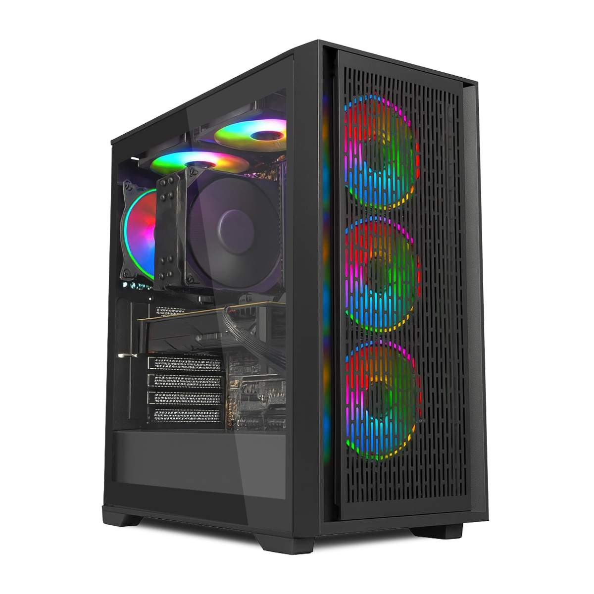 Fierce Colossus Gaming PC | AMD Ryzen 7 7700 | Radeon RX 9070 XT