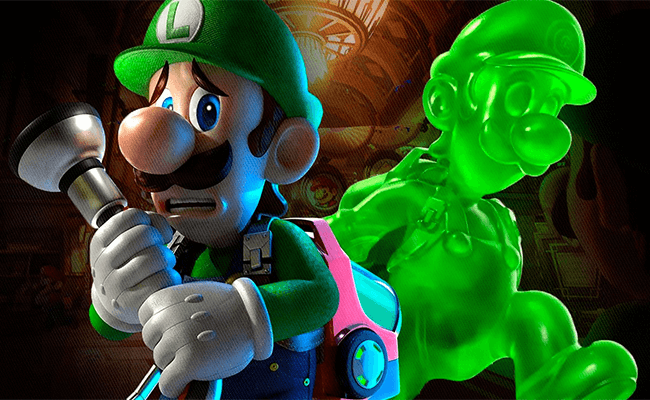 Luigi and Gooigi from Luigi's Mansion 3